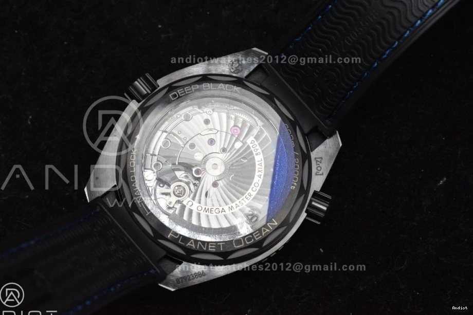 Planet Black Strap VSF Deep Ocean Real Nylon Best Black Blue Clone 45.5mm Ceramic A8906 1:1 Edition Super on 1108